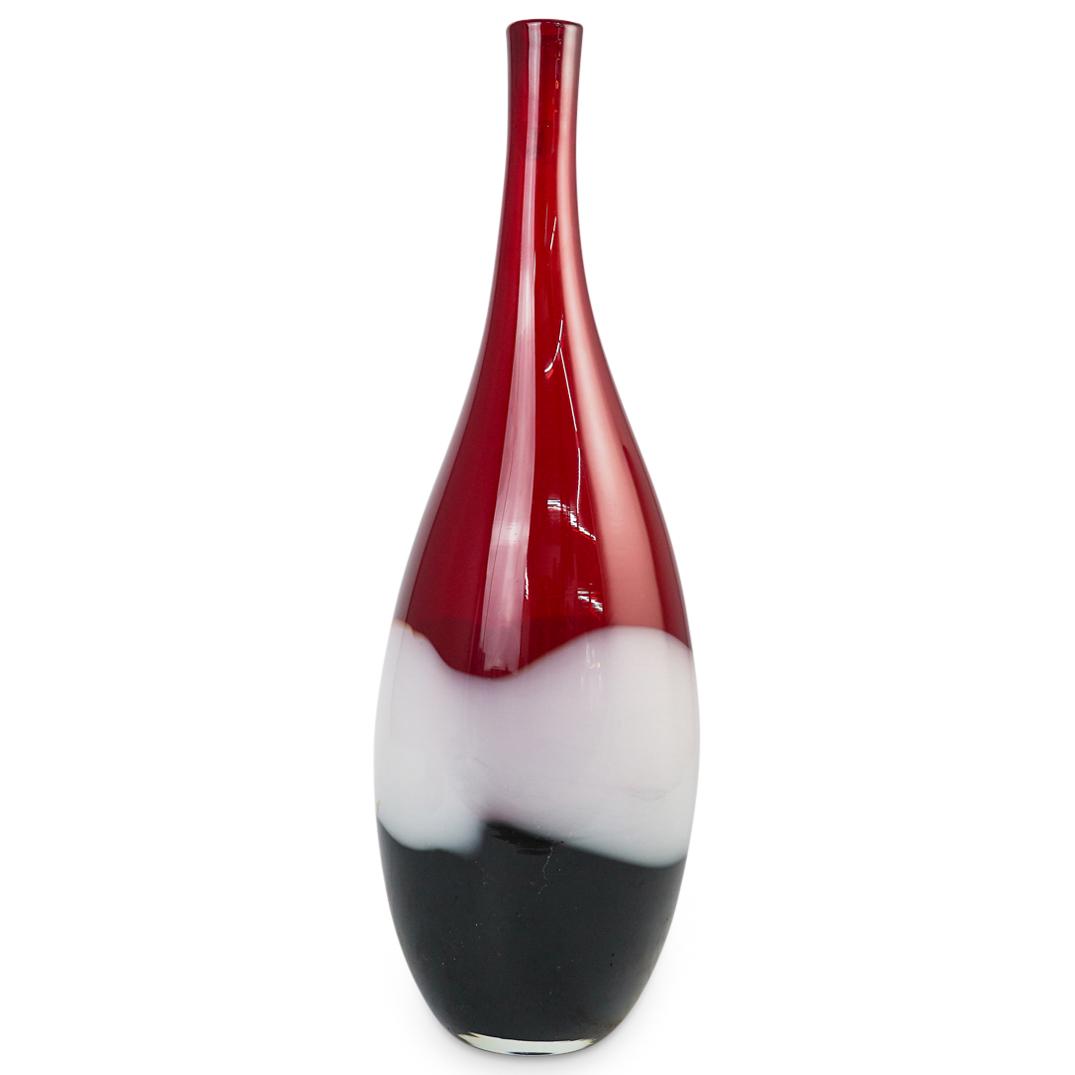 Murano Glass Bottle Vase (1 of 3)