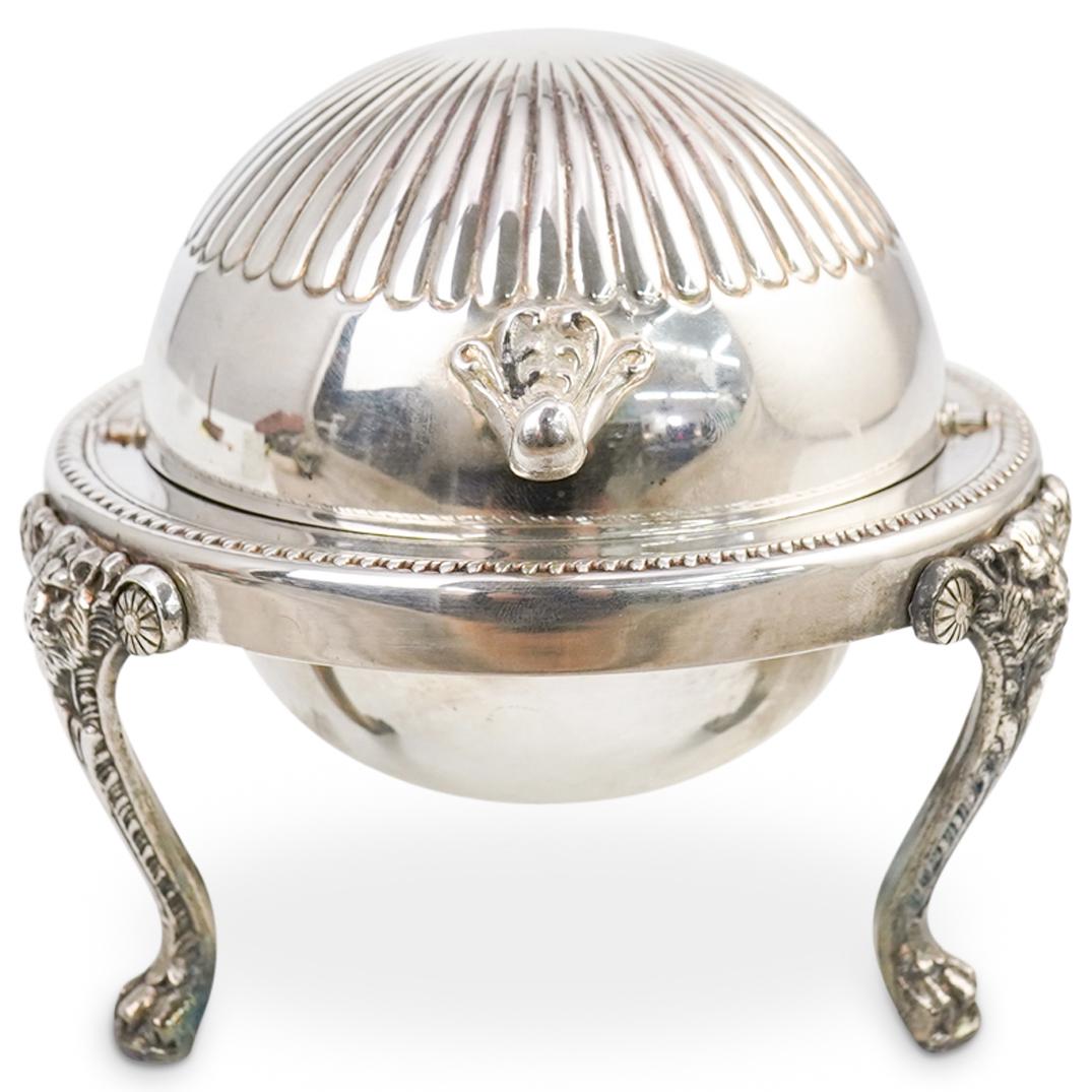 F.B. Rogers Silver Dome Roll Top Server (1 of 5)
