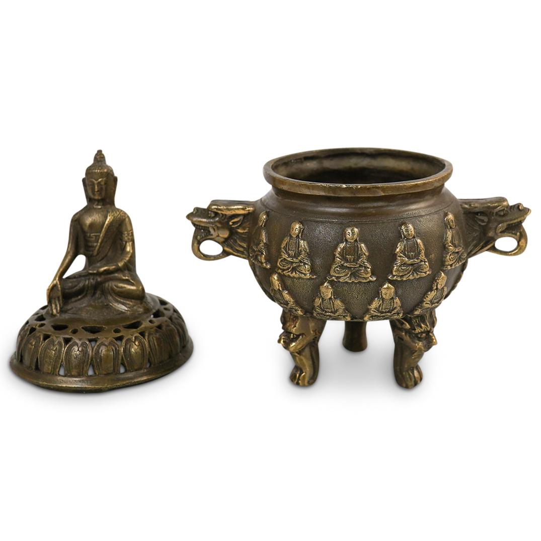 Chinese Brass Censer (1 of 5)