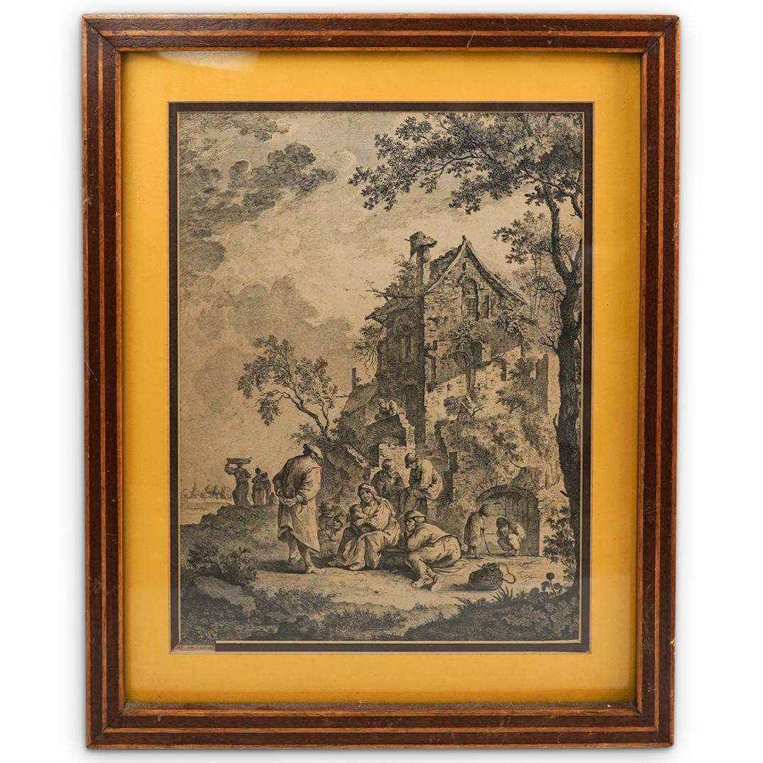 Adrian Van Ostade (B. 1610-1685) Original Engraving (1 of 4)