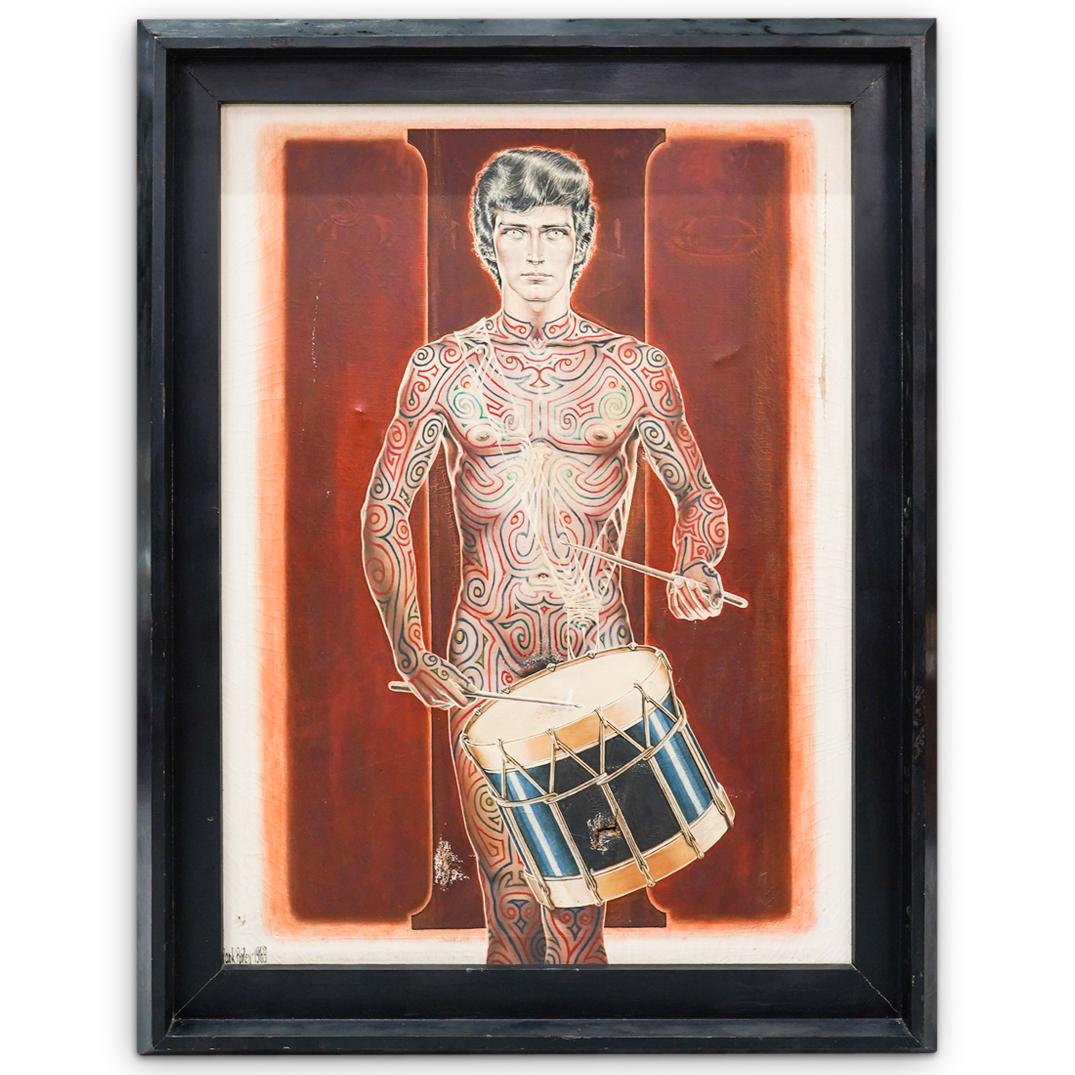 Clark Bailey "Drummer Man" Painting (1 of 8)