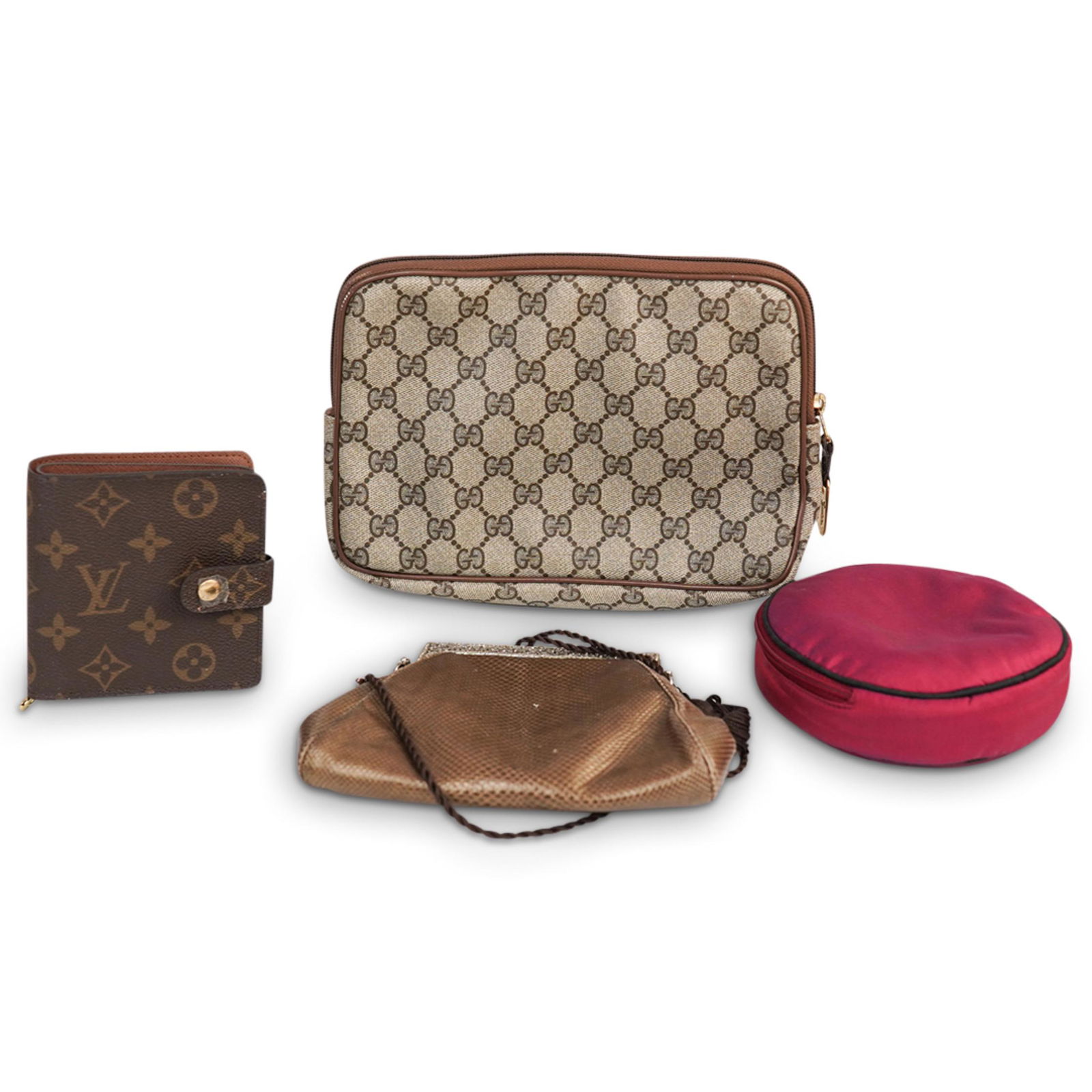 (4 Pc) Ladies Purse / Wallet / Belt Grouping (1 of 5)