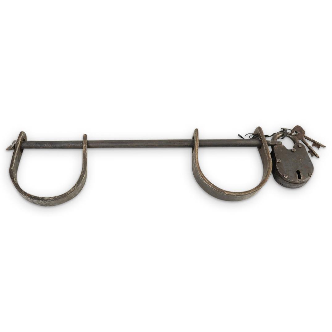 Antique Iron Leg Shackles (1 of 3)