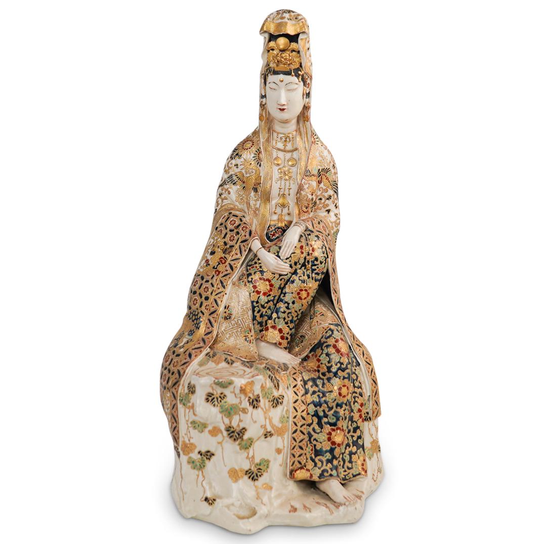 Antique Satsuma Guanyin (1 of 5)
