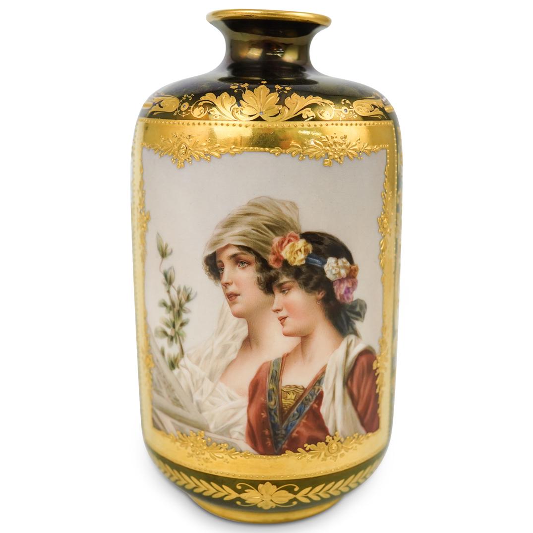 Antique Royal Vienna Porcelain Vase (1 of 7)