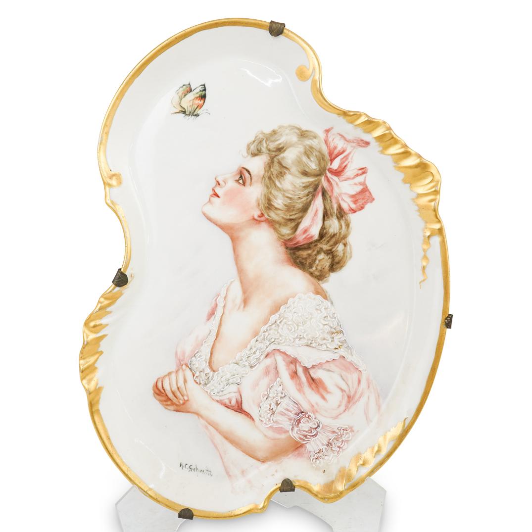 Antique Limoges Porcelain Plate (1 of 6)