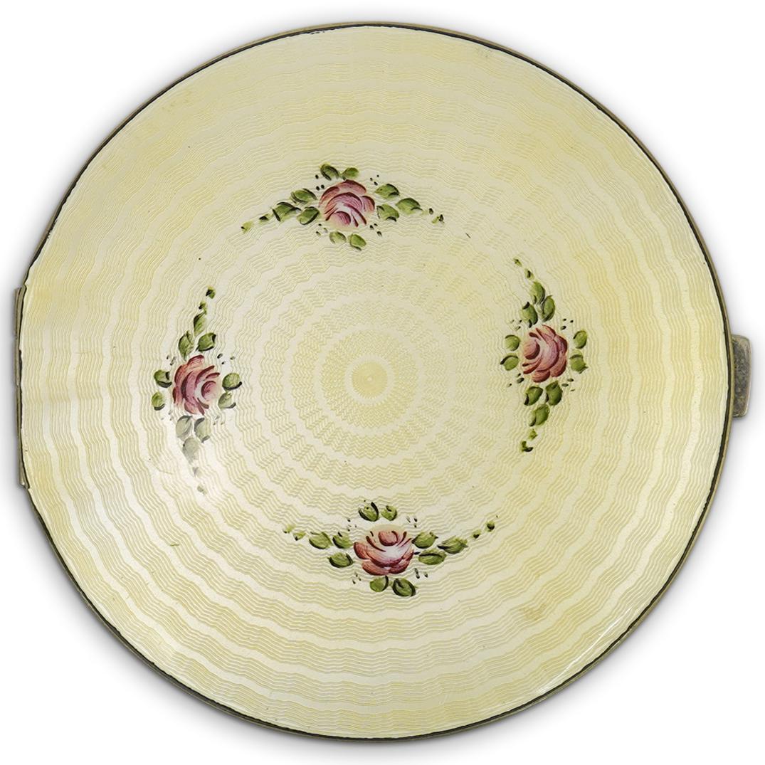 German Silver and Enamel Compact Case (1 of 4)