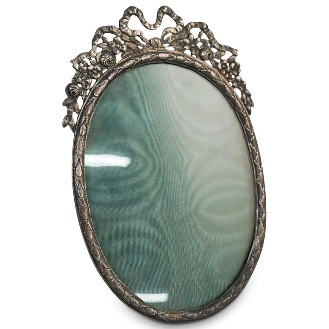 Antique Sterling Oval Picture Frame (1 of 5)