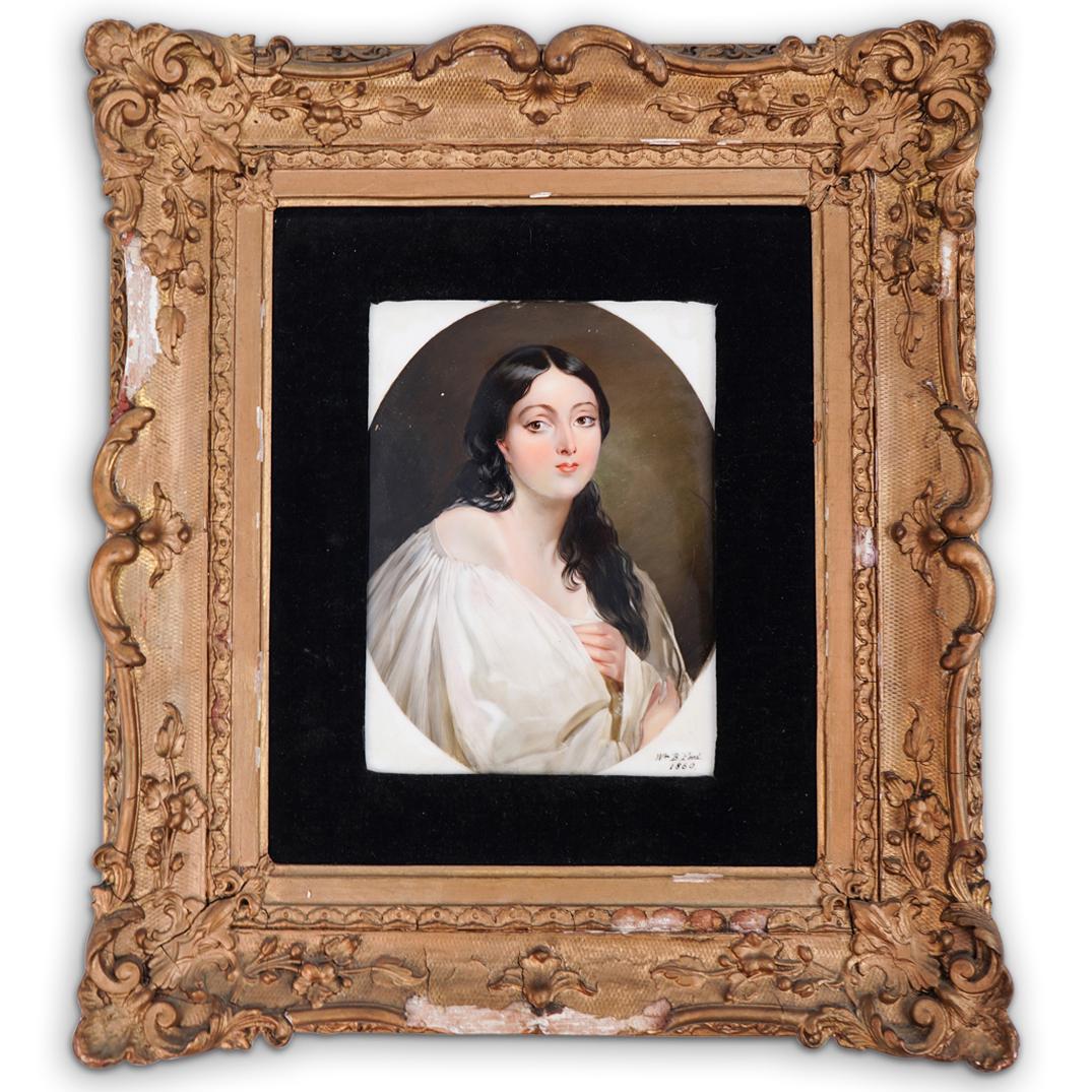 Antique British Porcelain Plaque (1 of 4)