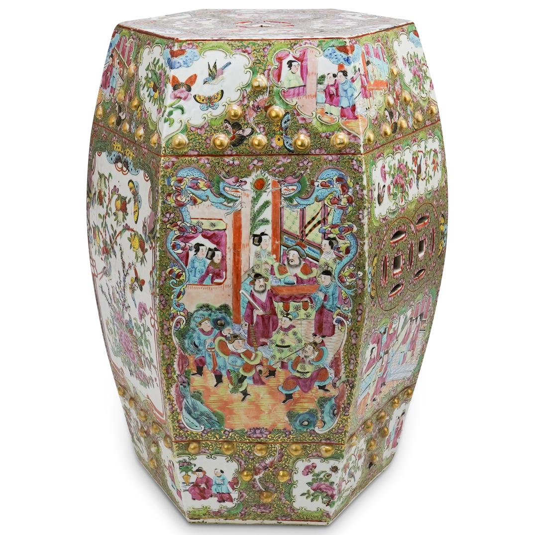 Chinese Porcelain Garden Stool (1 of 8)