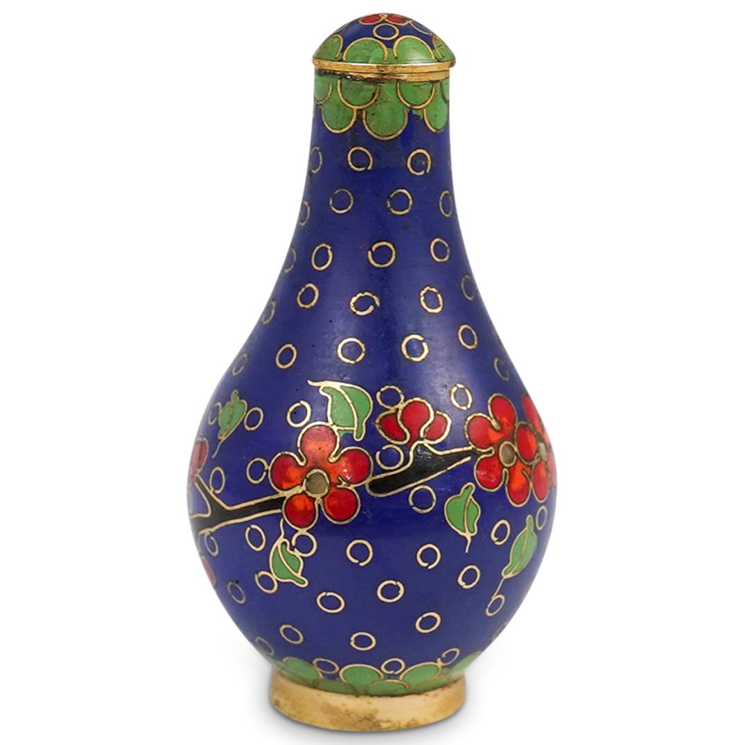 Chinese Cloisonne Snuff Bottle (1 of 4)