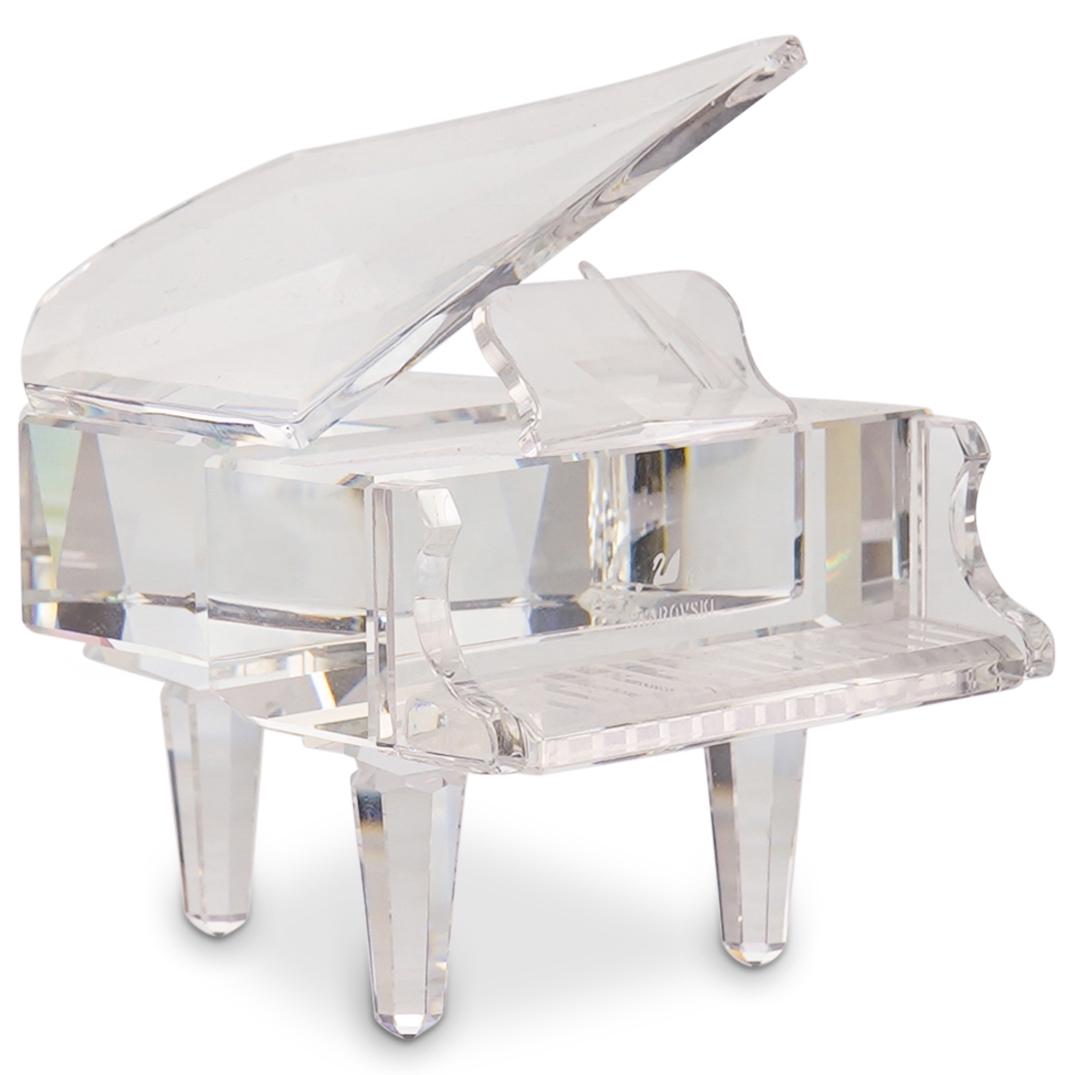 (2 Pc) Swarovski "Piano" Crystal Figurine (1 of 3)