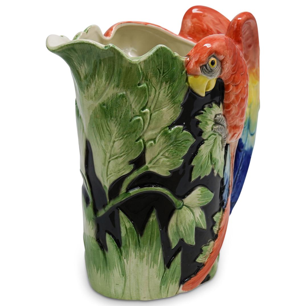Vintage Fitz and Floyd Parrot Ceramic Pitcher (1 of 5)