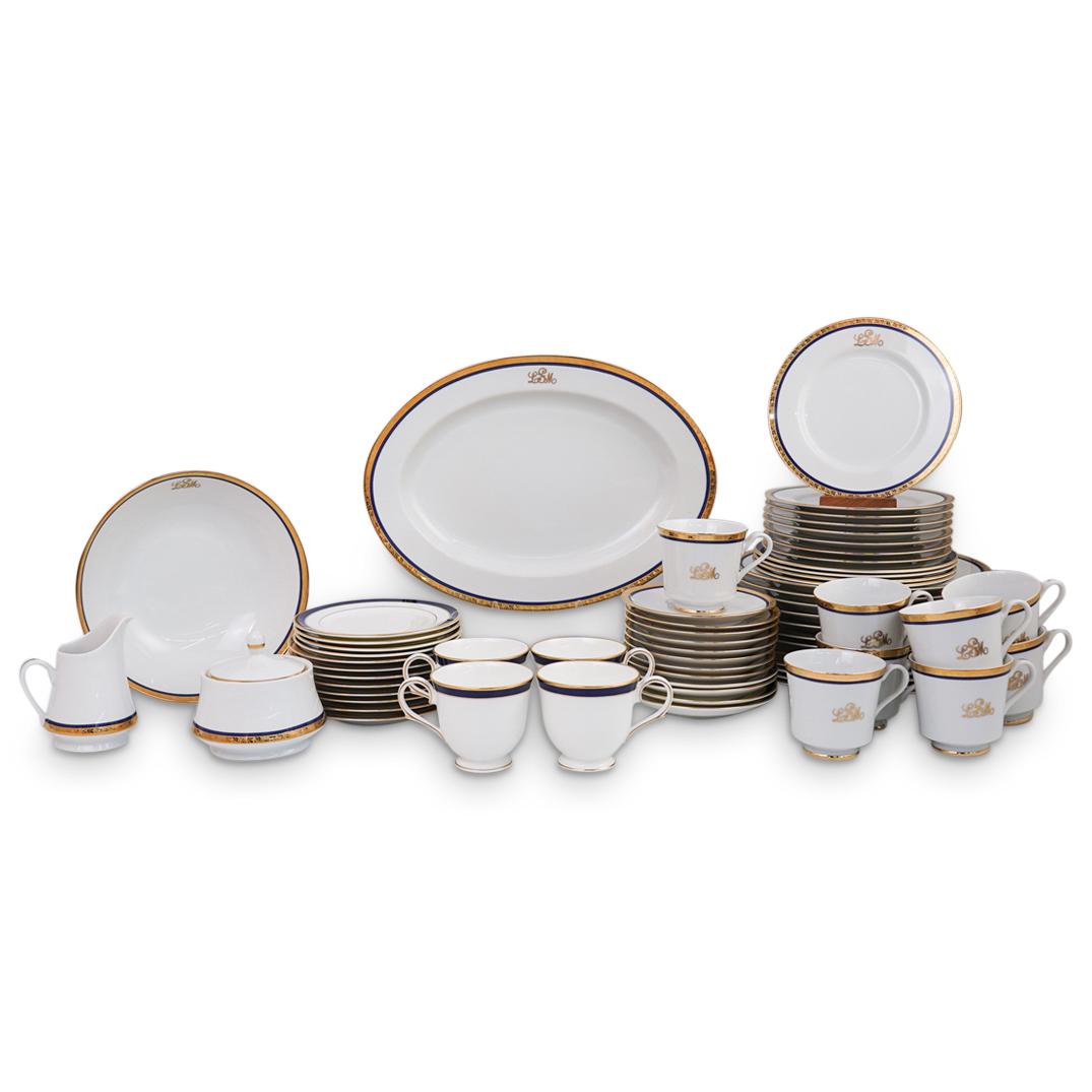 (66 Pcs) Srednick Porcelain 24k Dinnerware Set. (1 of 14)