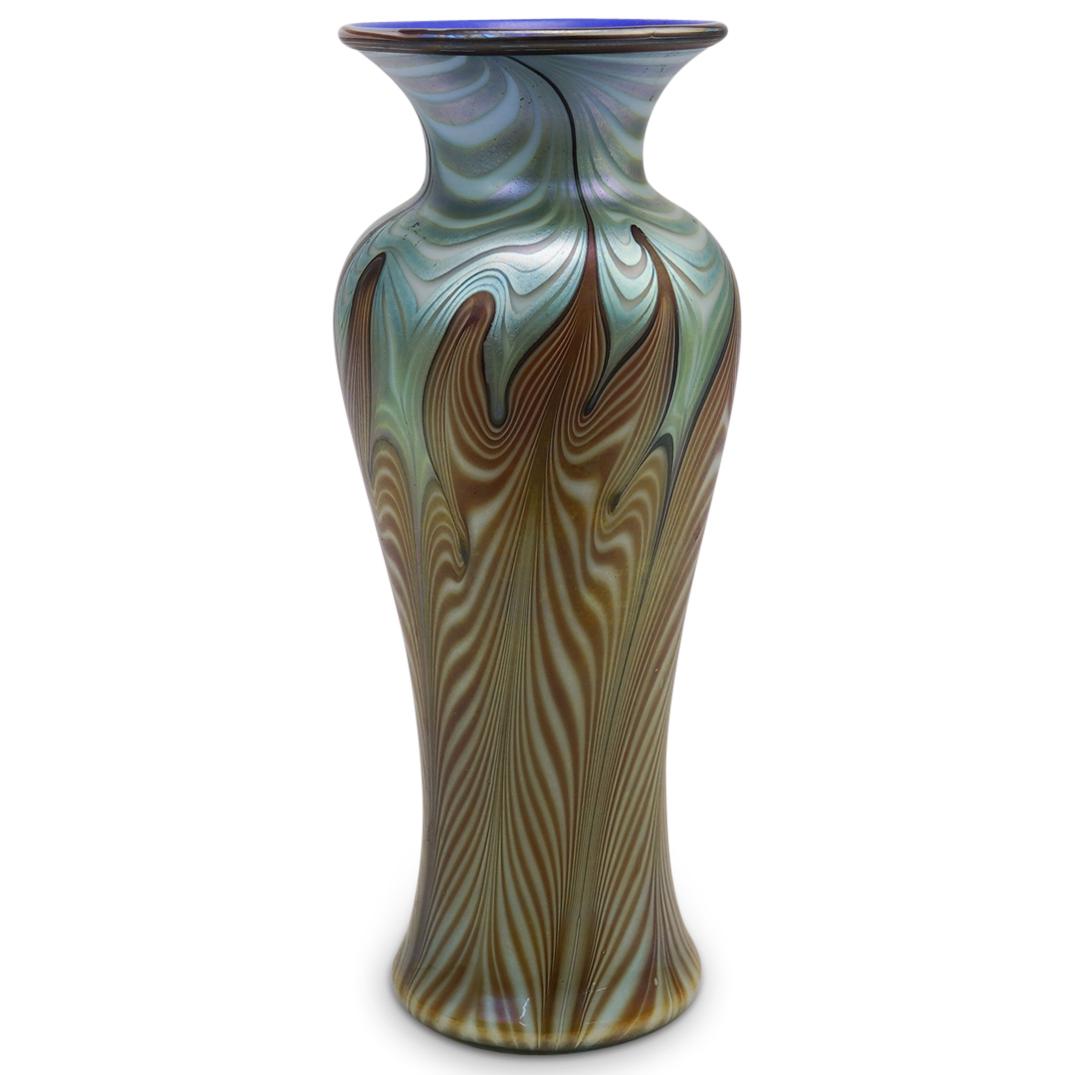 Durand Iridescent Glass Vase (1 of 3)