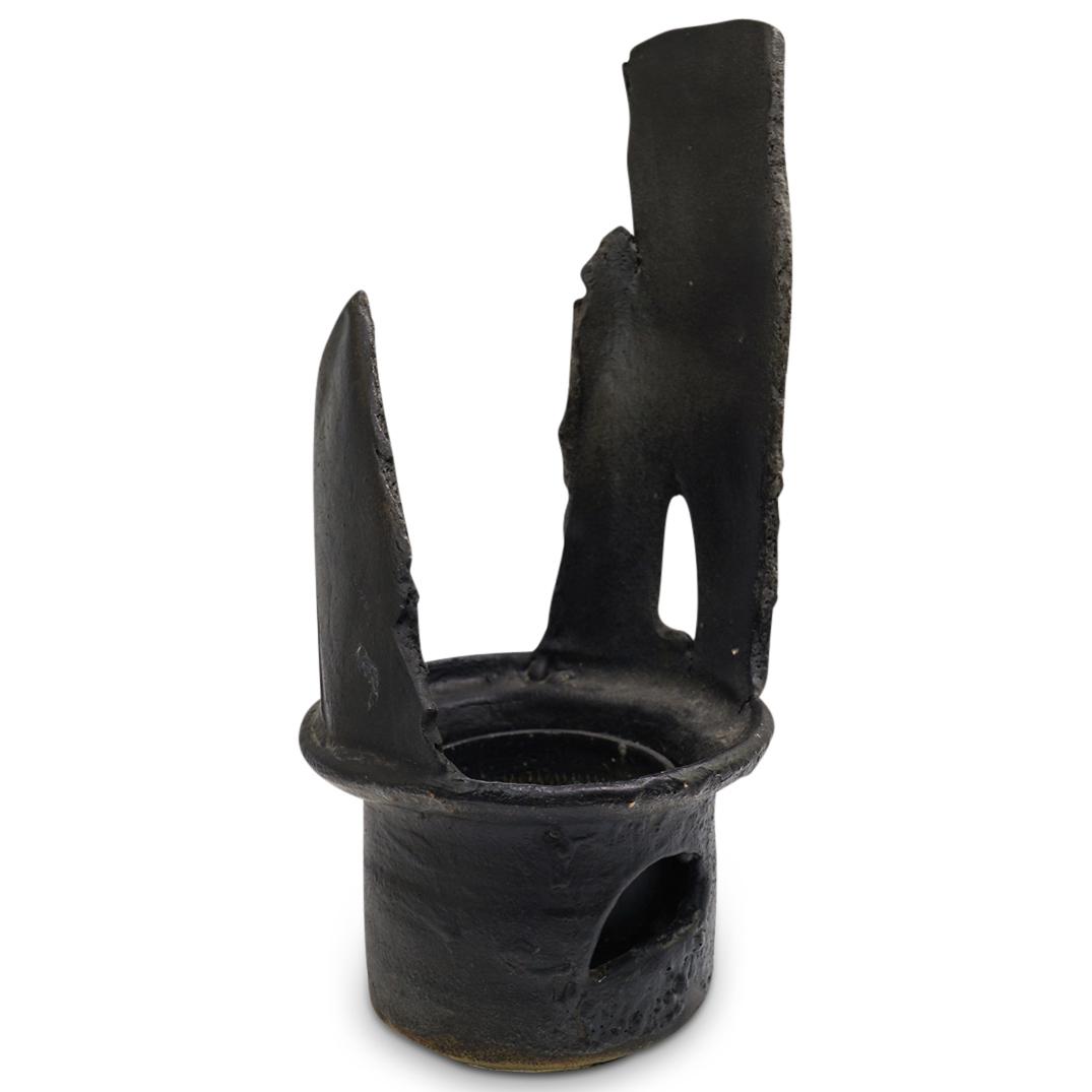 Japanese Raku Flower Pot (1 of 5)