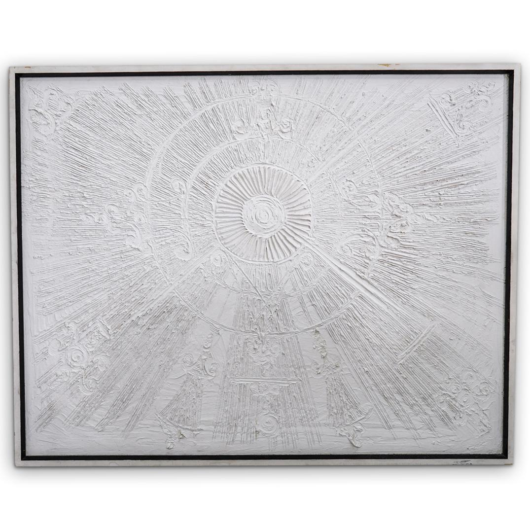 Mid-Century Abstract Plaster Art (1 of 4)