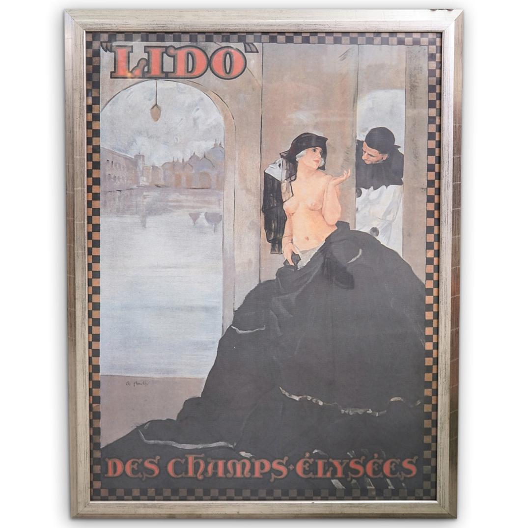 Lido Des Champs Elysees Paris Cabaret Poster (1 of 2)