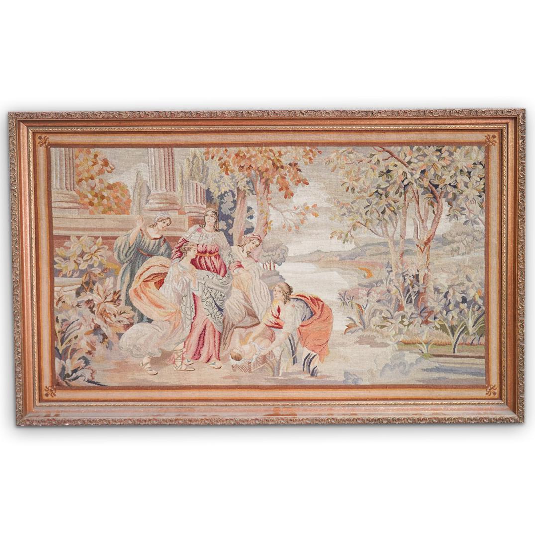 Antique Framed Tapestry (1 of 3)