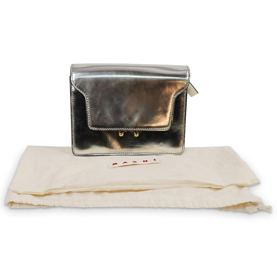 Marni Silver Laminated Leather Bag (1 of 7)