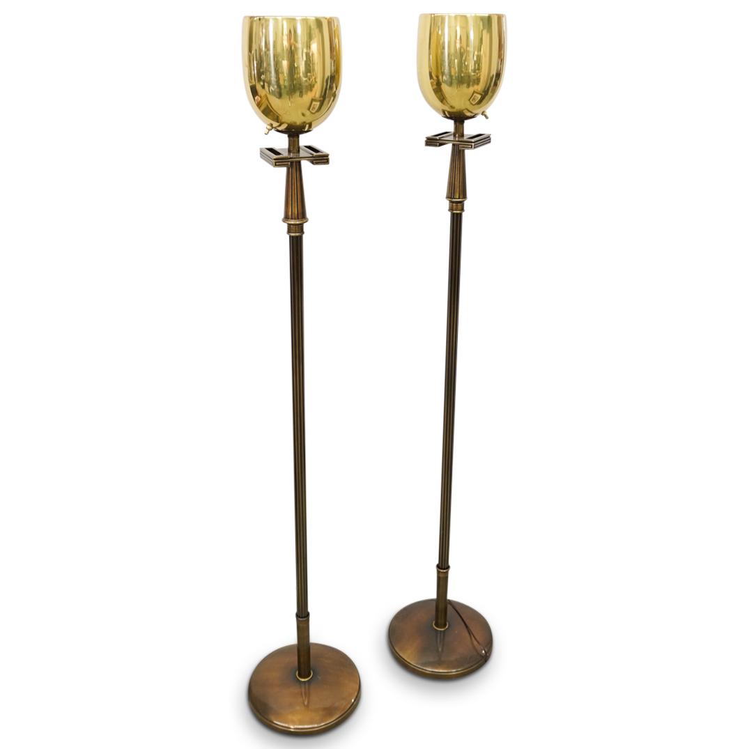 Pair Of Tommi Parzinger Style Floor Lamps (1 of 9)