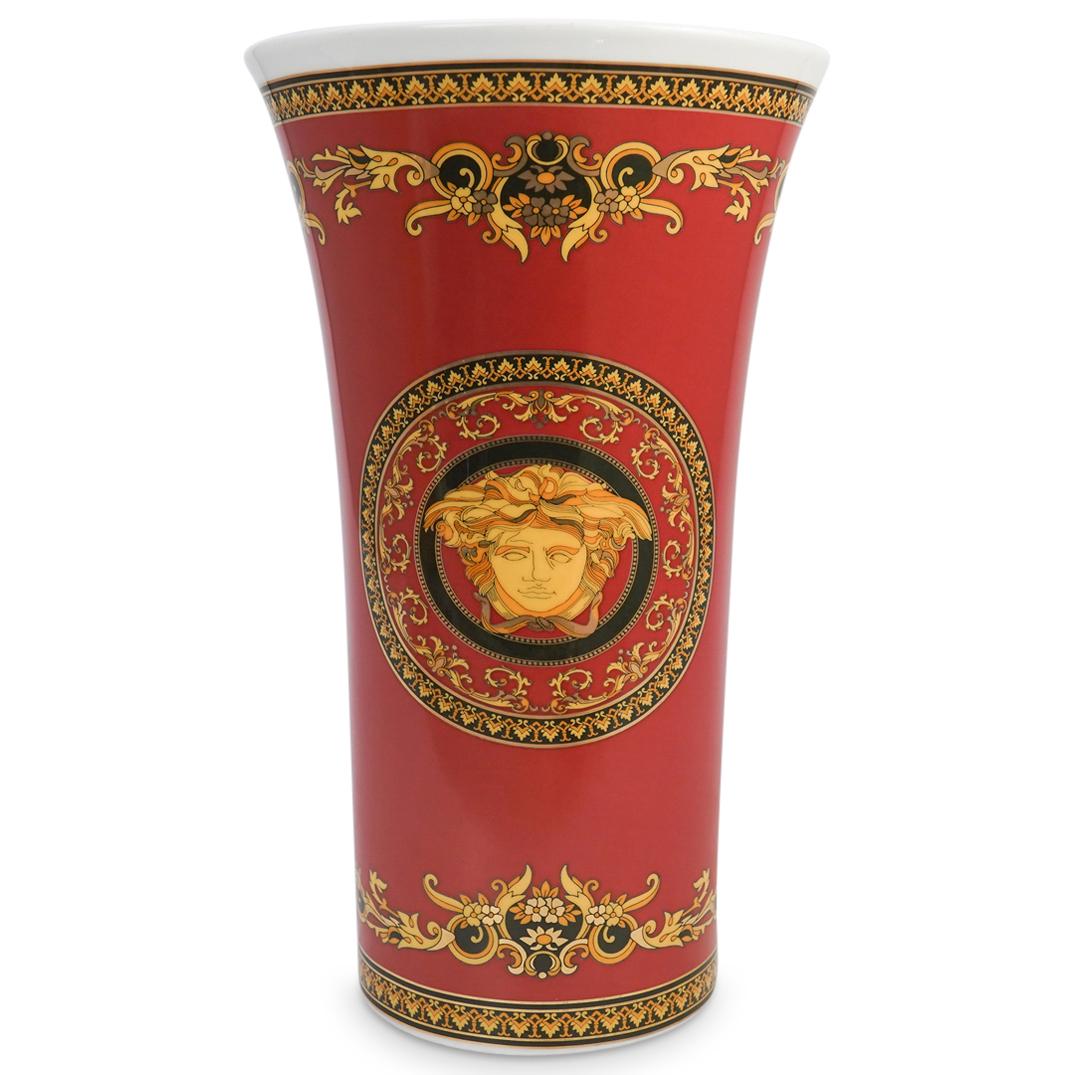 Rosenthal Versace "Medusa" Red Large Vase (1 of 6)