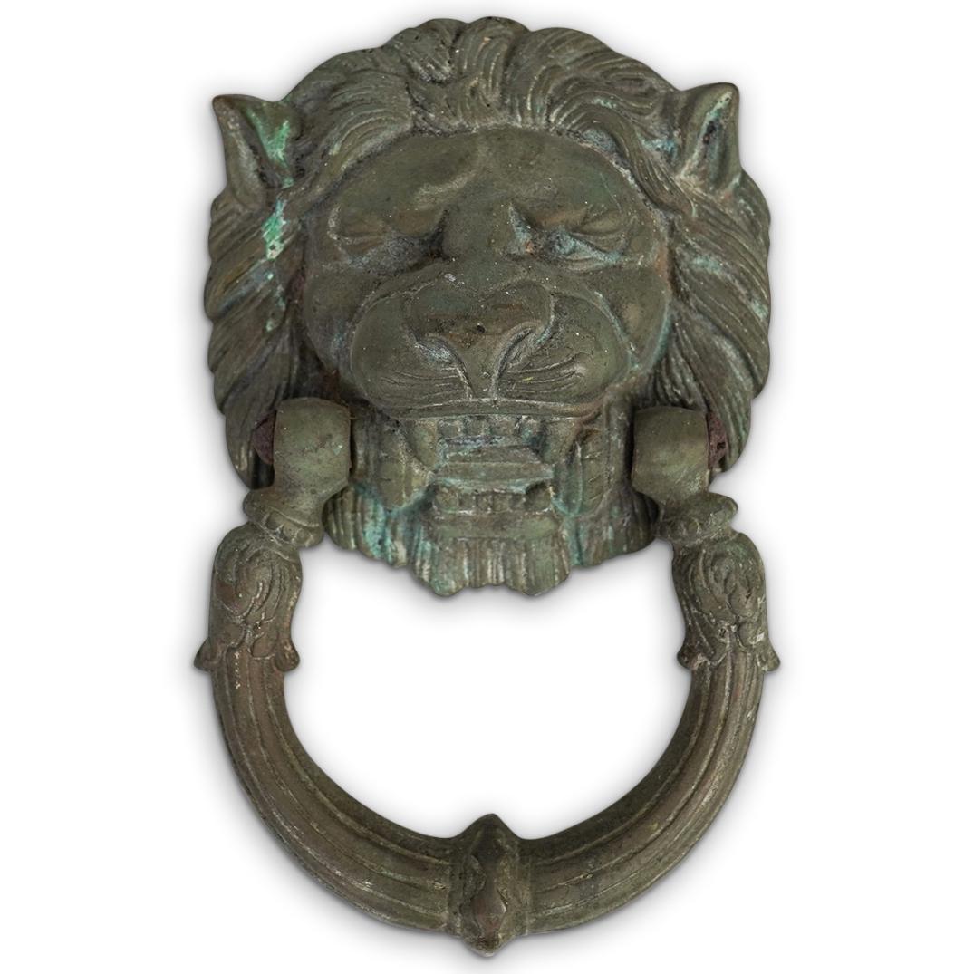 Antique Bronze Lion Door knocker (1 of 4)