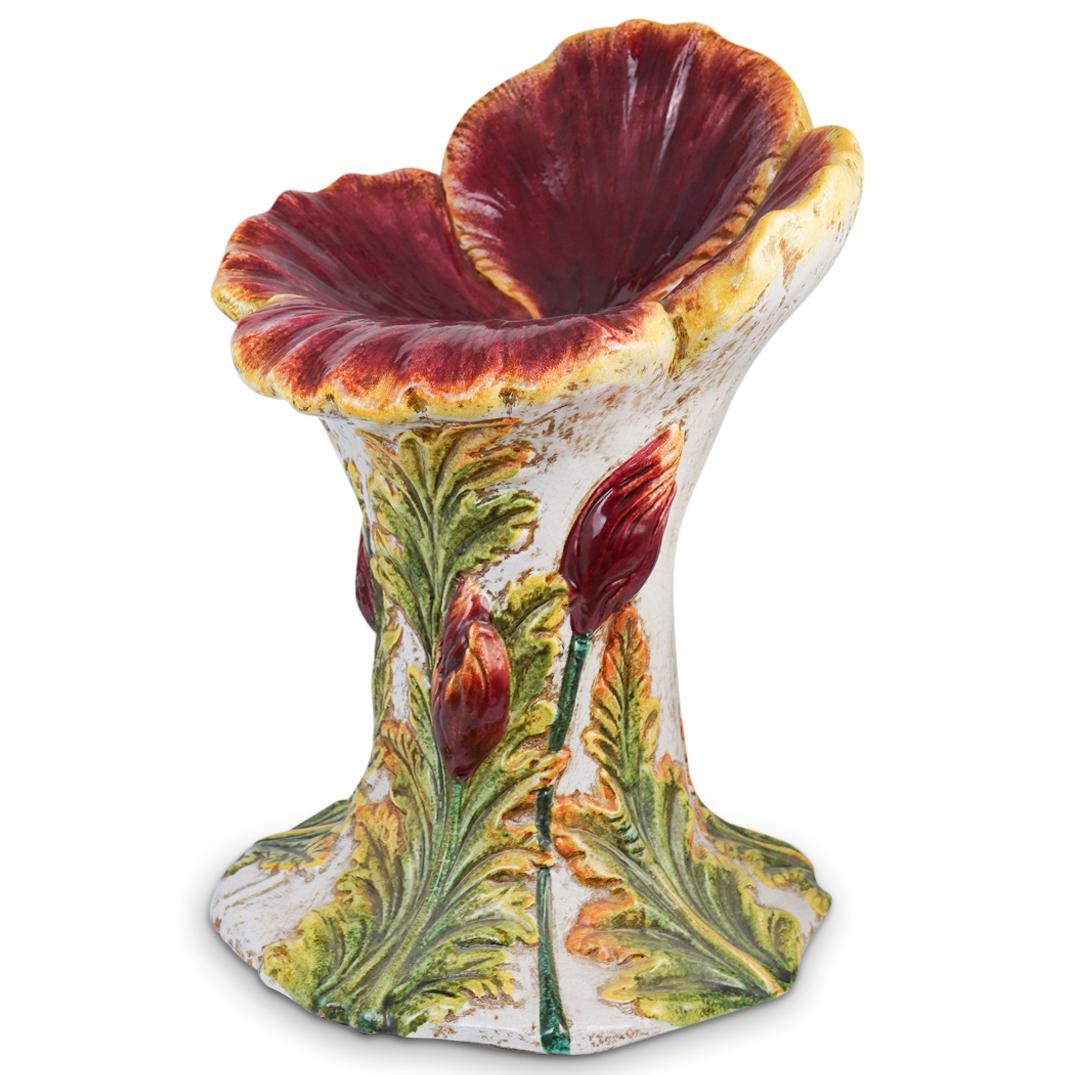 Floral Majolica Garden Seat/Stool (1 of 6)