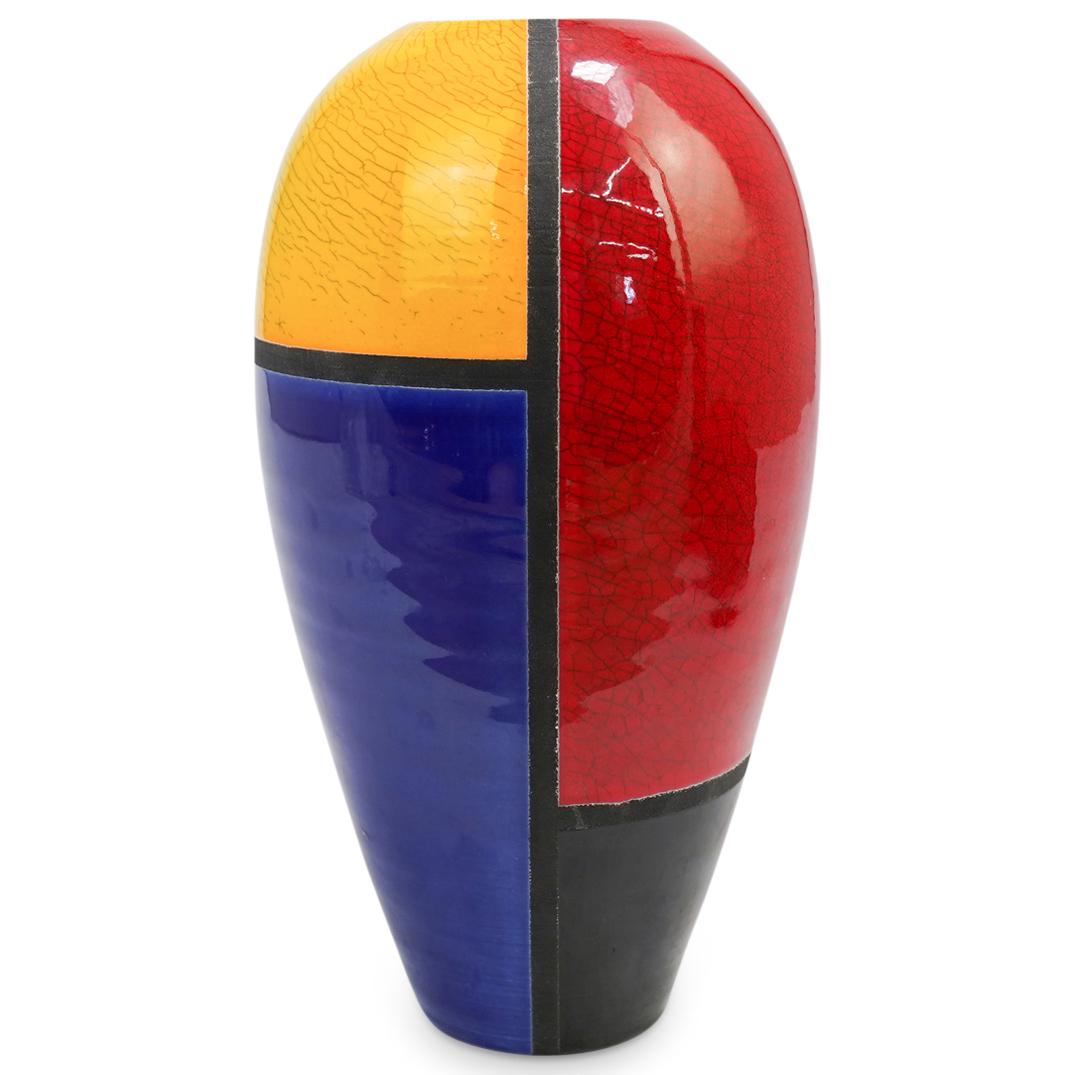 Mid-Century "S. Soldier" Multicolor Vase (1 of 4)