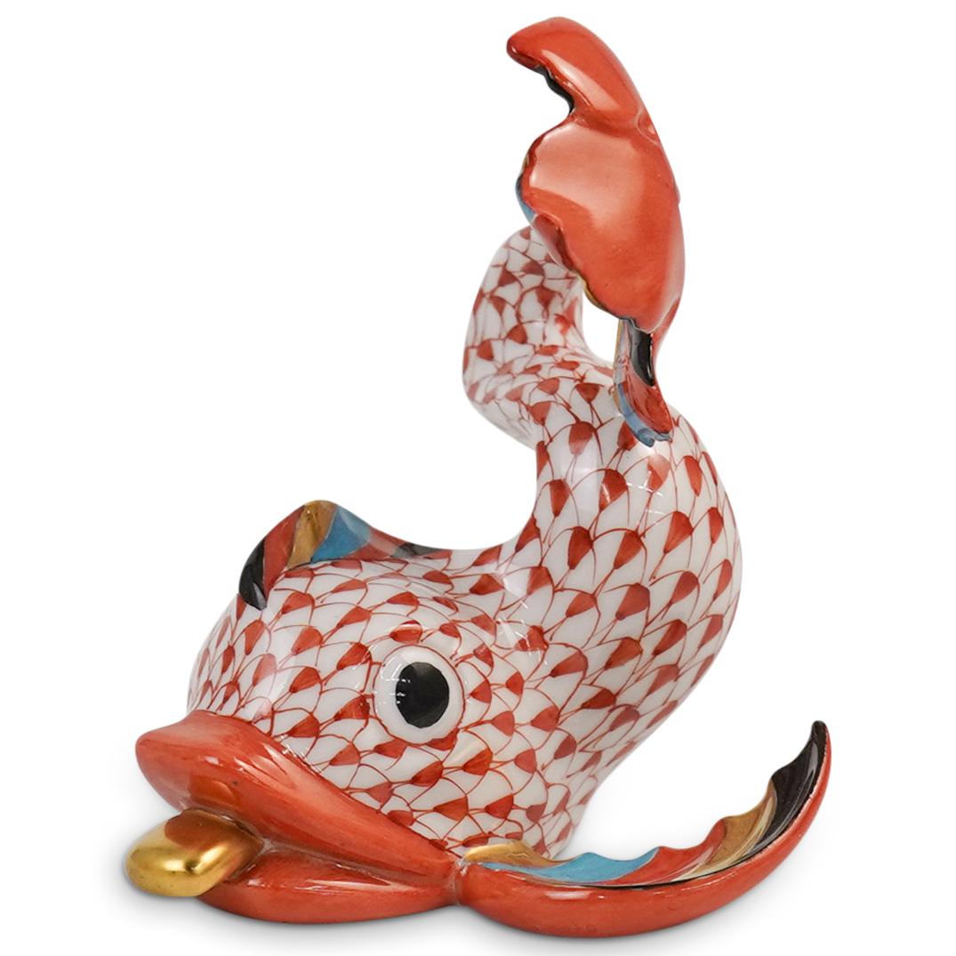 Herend Hungary Koi Fish Porcelain Figurine (1 of 4)