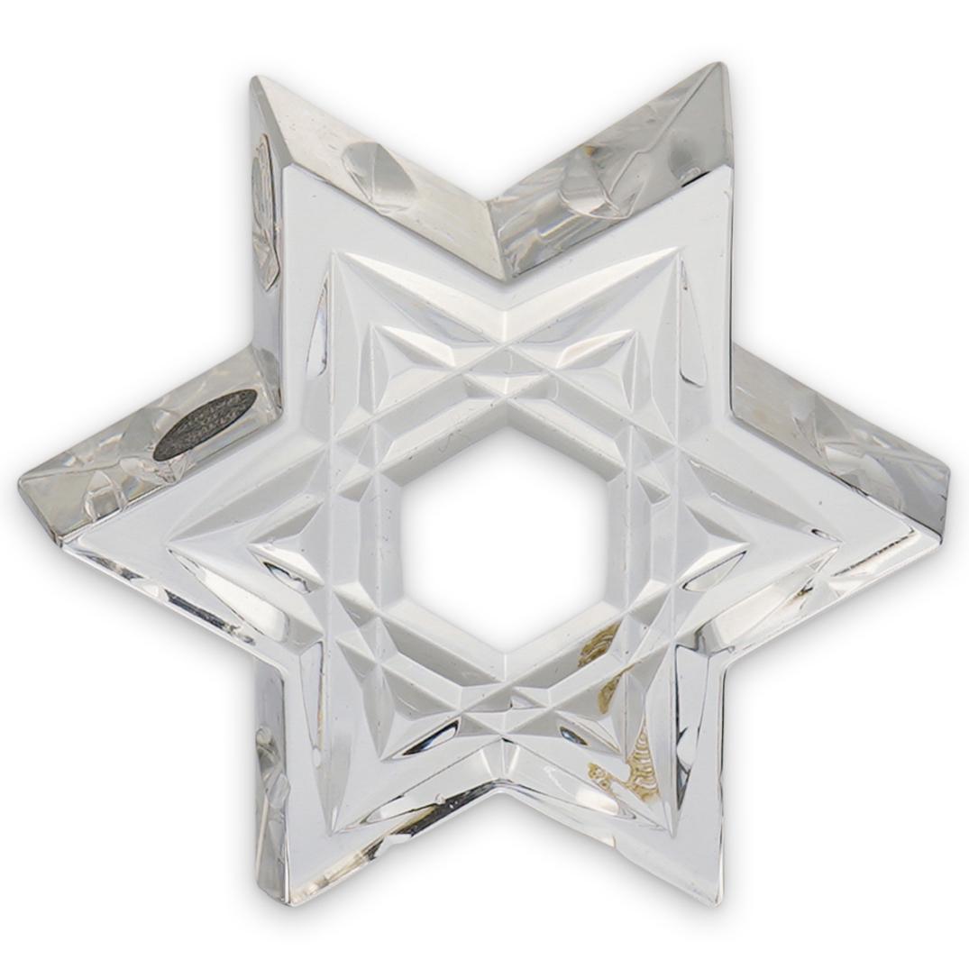 Waterford Crystal Judaica "Star of David" Paperweight (1 of 4)