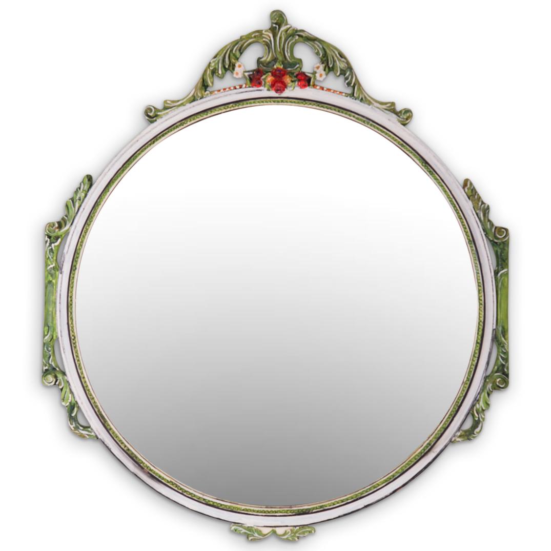 Antique Venetian Painted Wall Mirror (1 of 3)