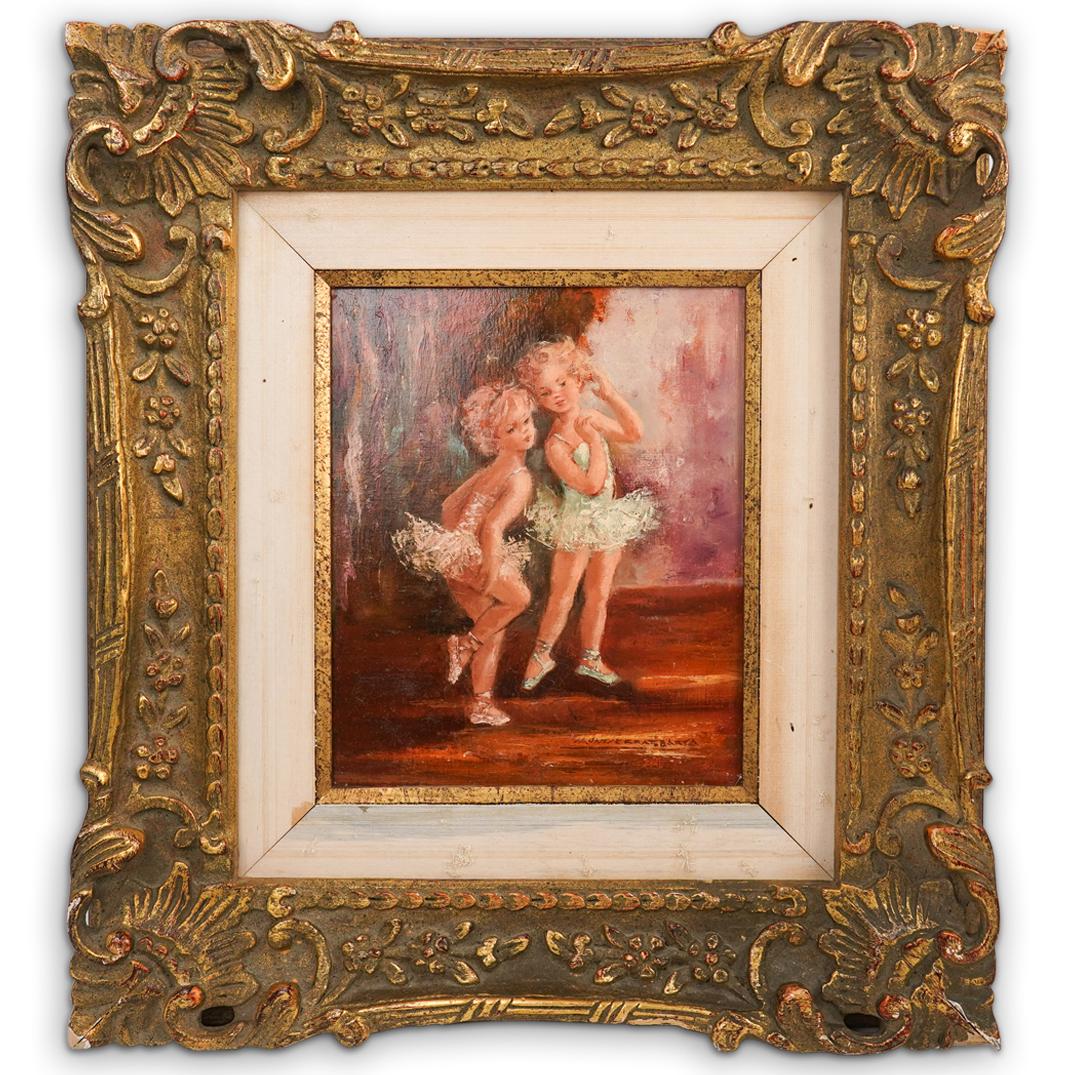 Montserrat Barta (Spain,1906-1988) Oil Painting (1 of 4)