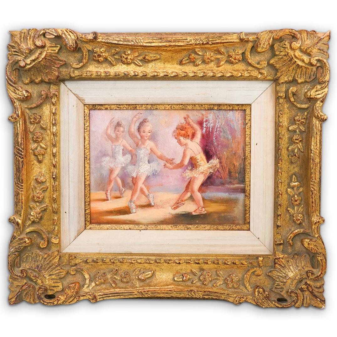 Montserrat Barta Attrib. (Spain,1906-1988) Oil Painting (1 of 5)