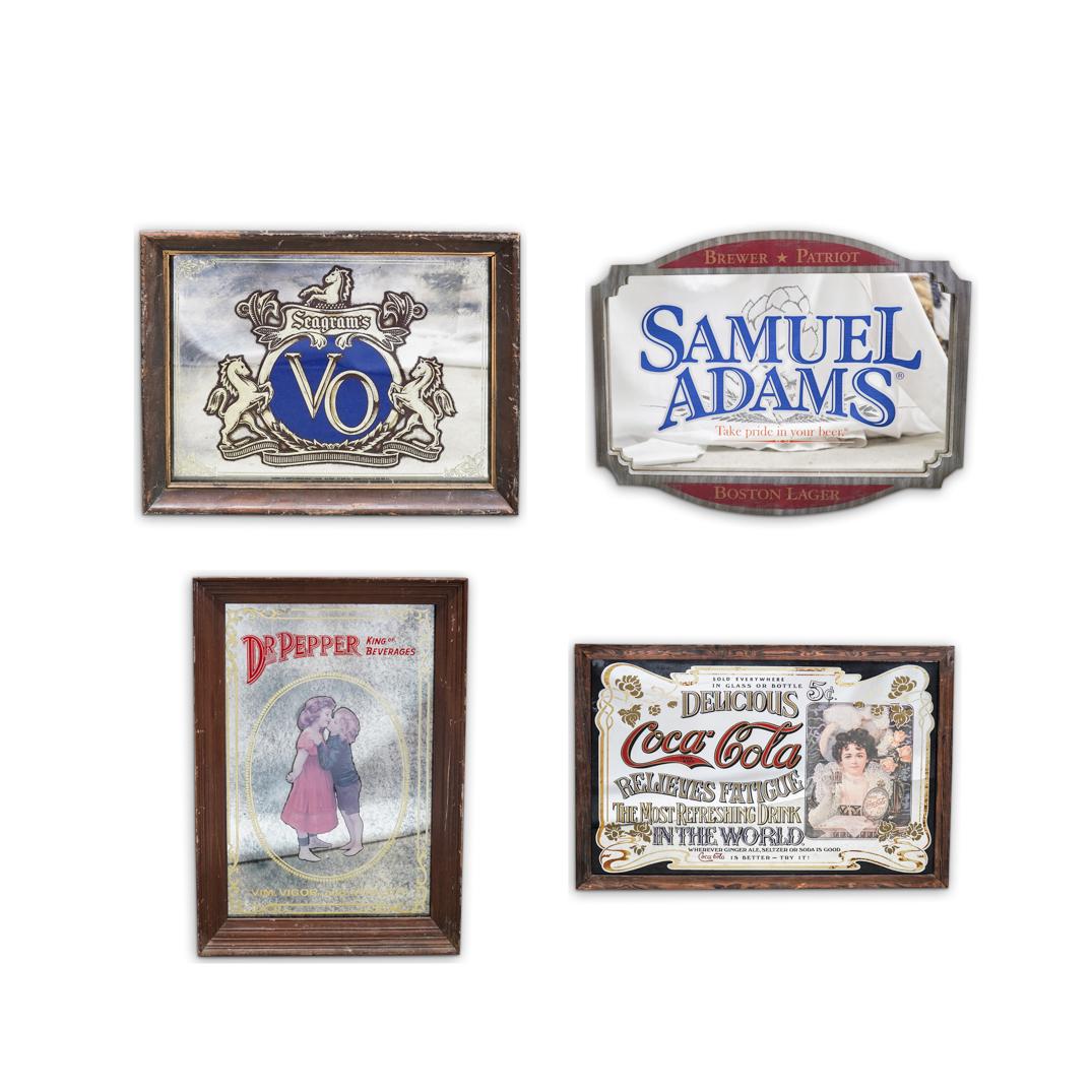 (4 Pc) Vintage Advertising Mirror Set (1 of 7)