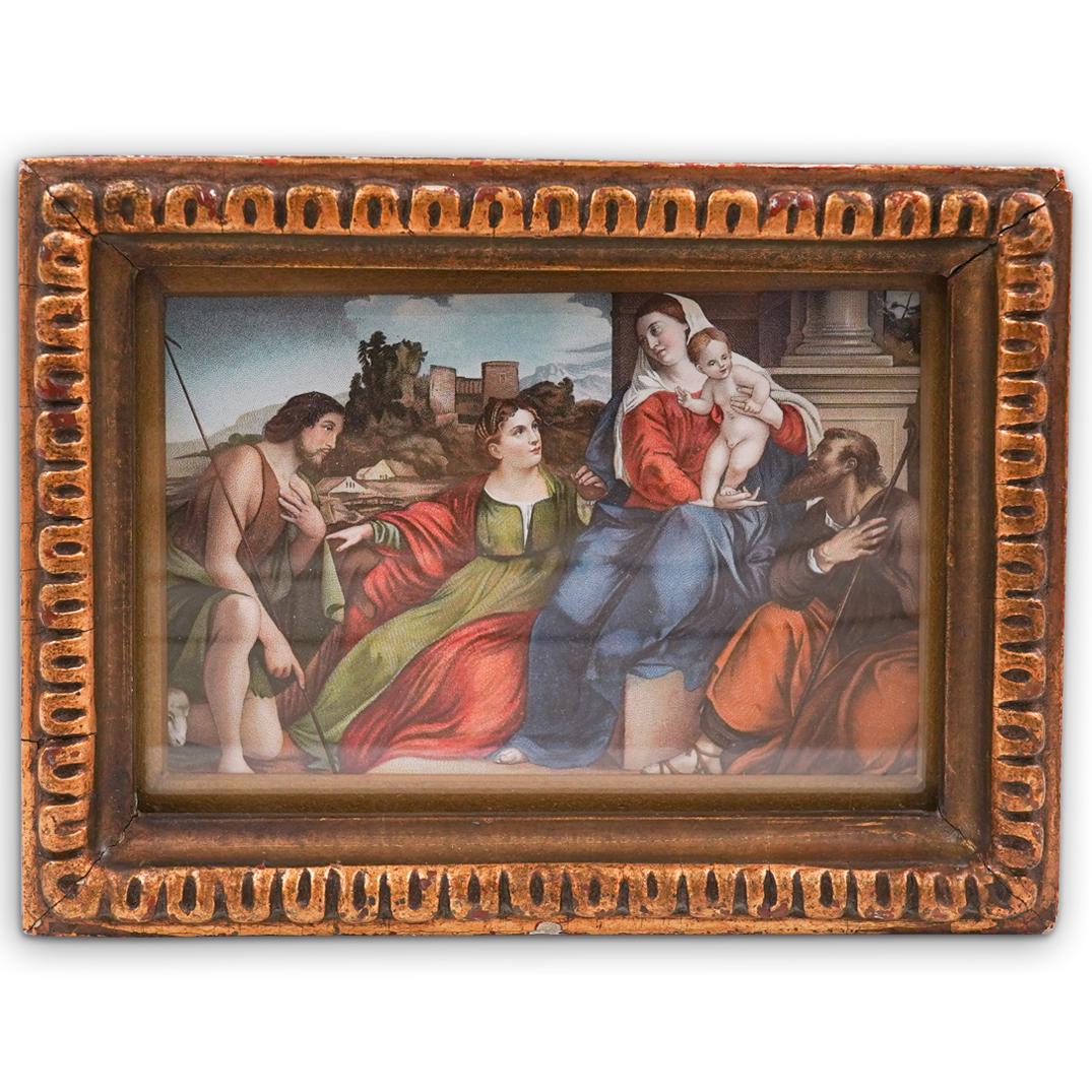 "Holy Family with Saints" by Palma il Vecchio (1 of 4)