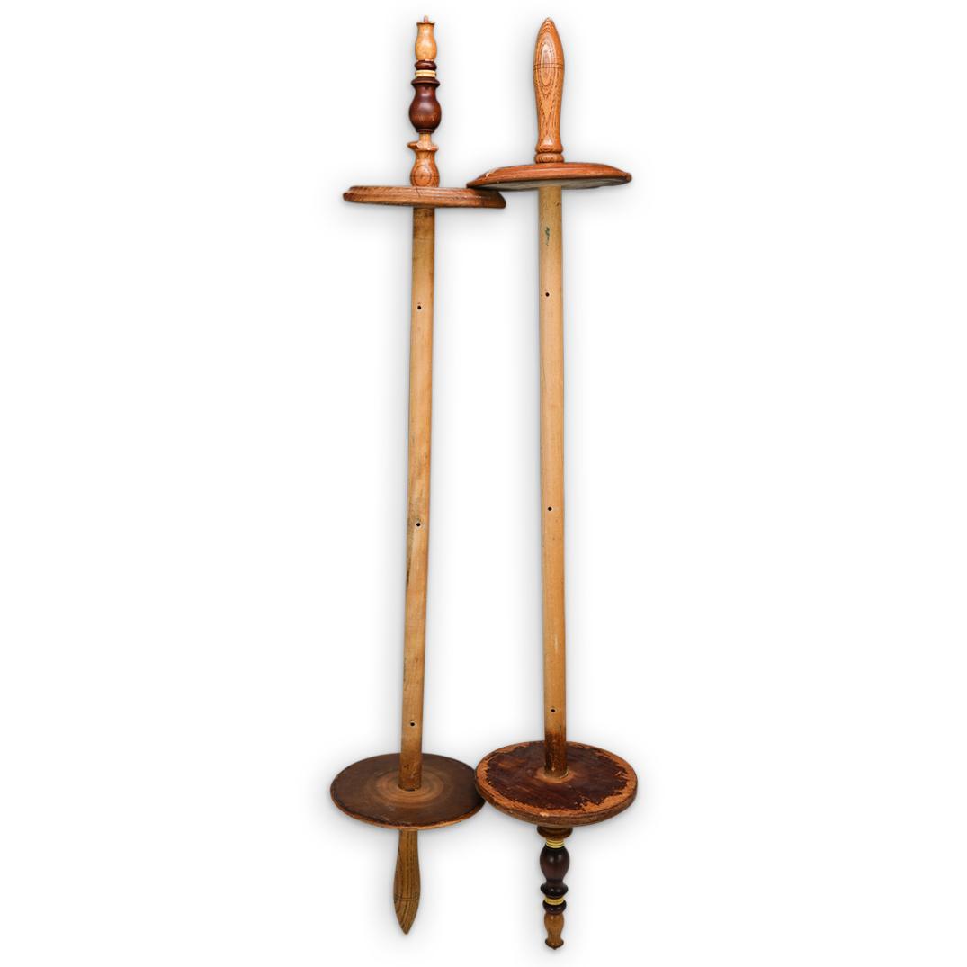 (2 Pc) Judaica Pair of Atzei Chaim - Torah Rollers: DESCRIPTION: (2 Pc) Judaica Pair of Torah Scroll Holders. Solid wood handcrafted Atzei Chaim - Torah Rollers. Give your sacred Sefer Torah an uplift with this beautiful solid wood handcrafted Atzei Ch