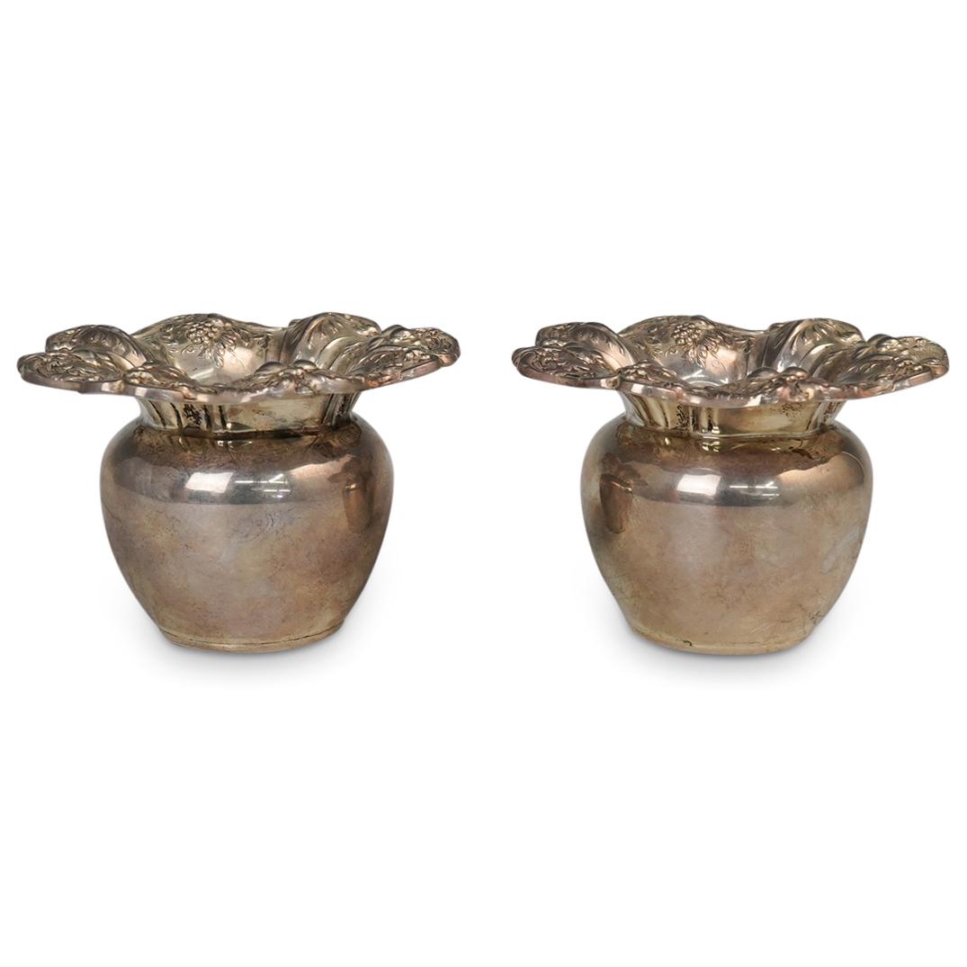 Pair Of Reed & Barton "Francis I" Sterling Bud Vases (1 of 3)