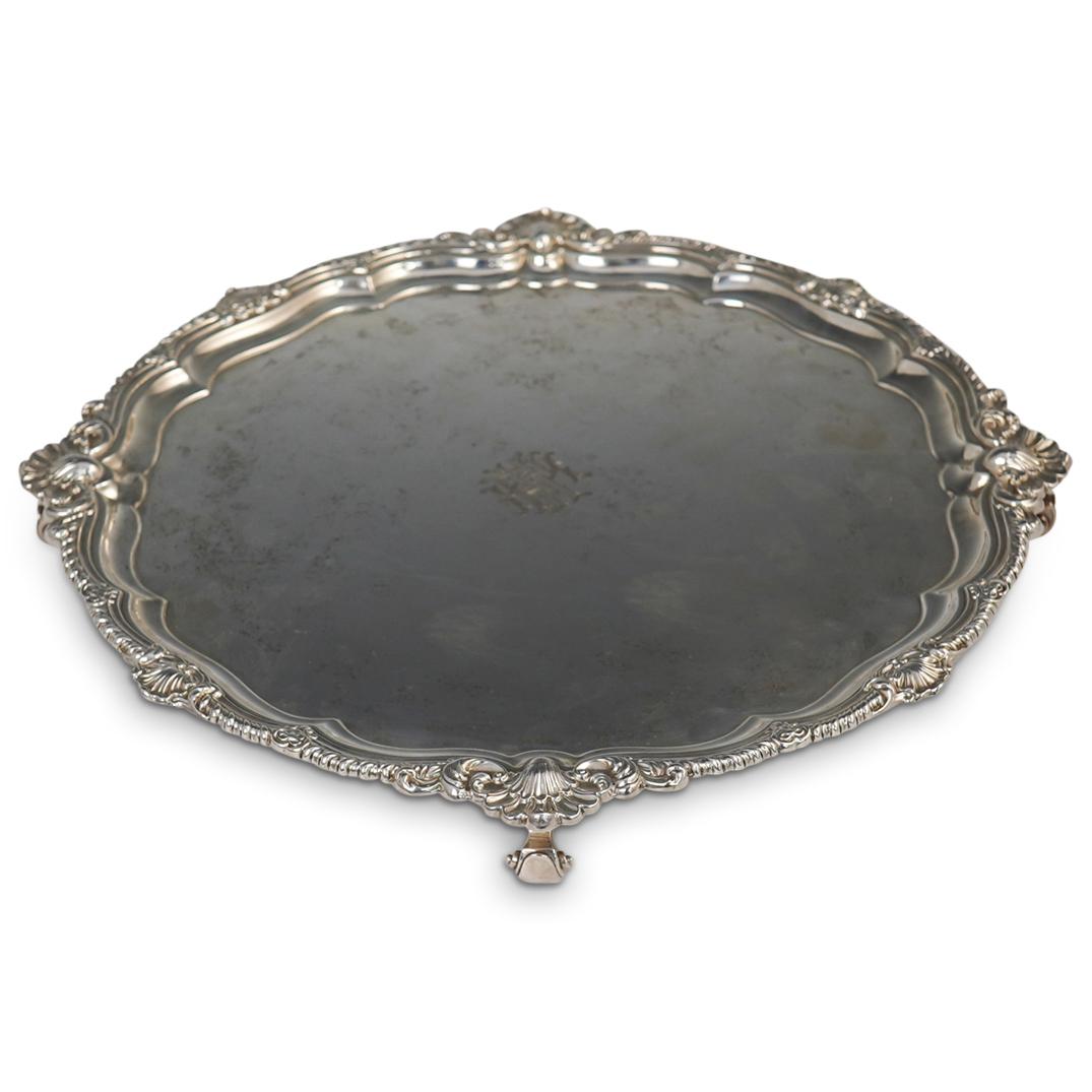 Antique English Sterling Silver Tray (1 of 7)