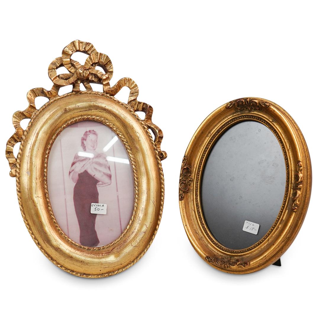 (2Pc) Gilt Wood Picture Frames (1 of 3)