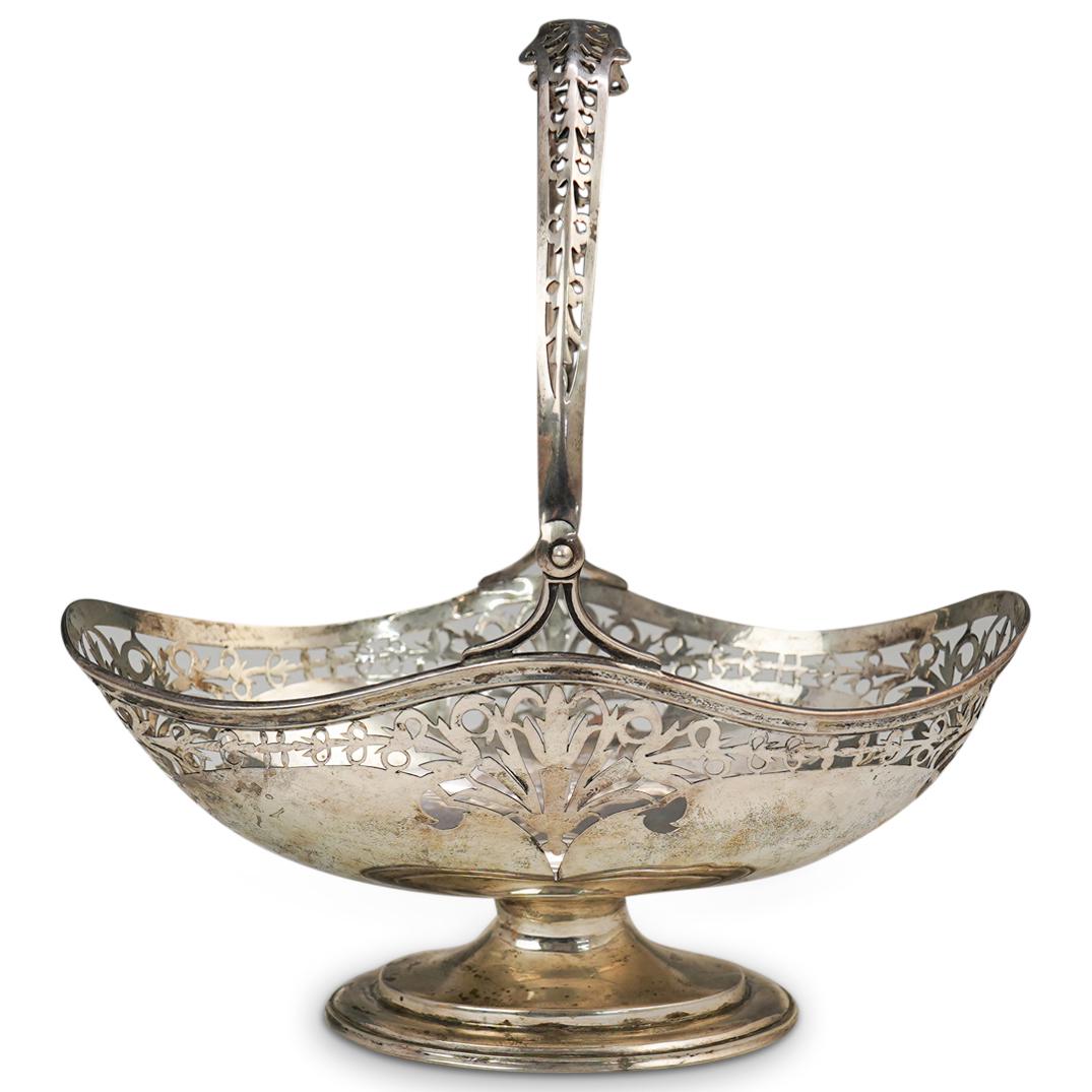 Sterling Silver Footed Basket (1 of 5)