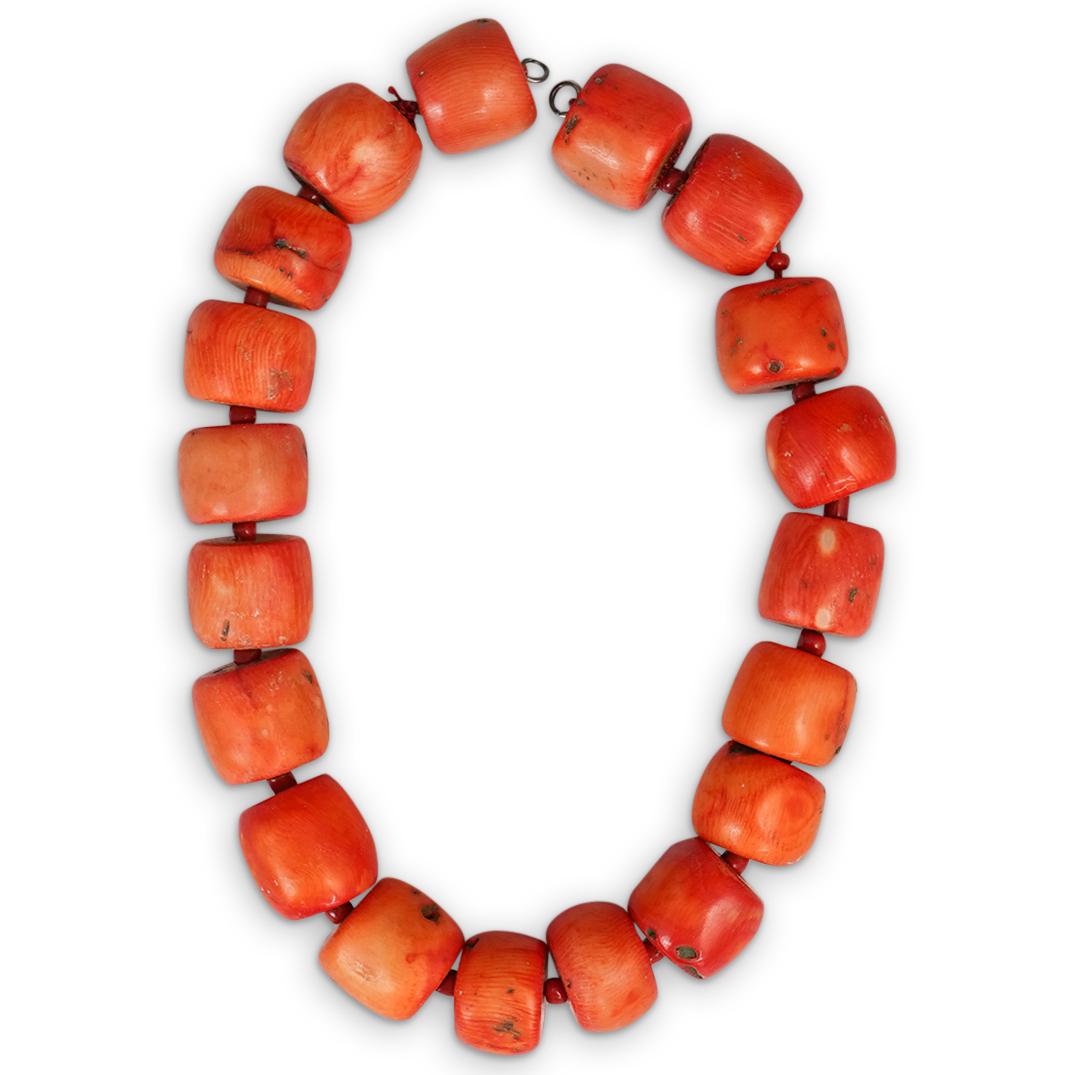 River Coral Ethnic Choker (1 of 7)