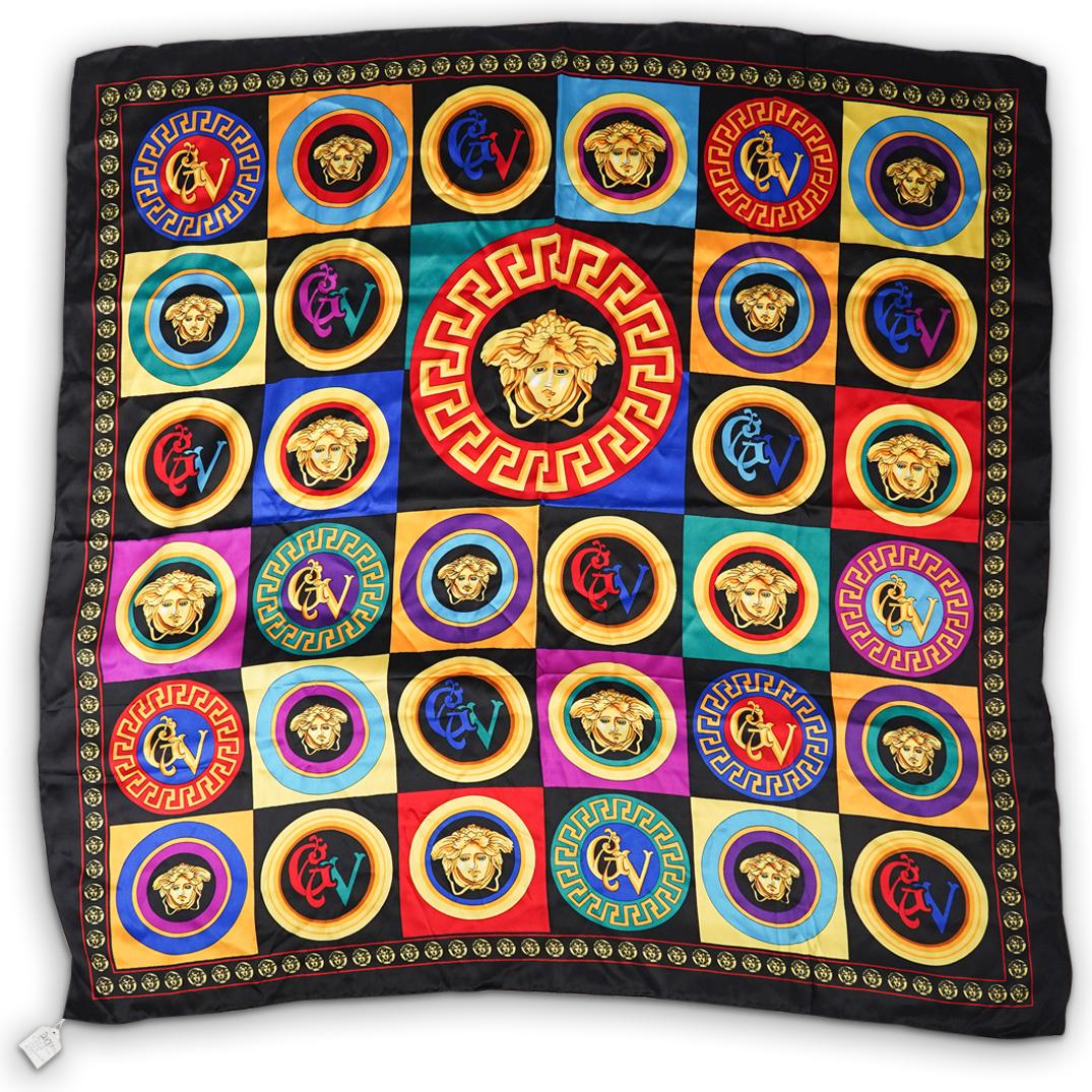 Versace Medusa Silk Scarf (1 of 5)
