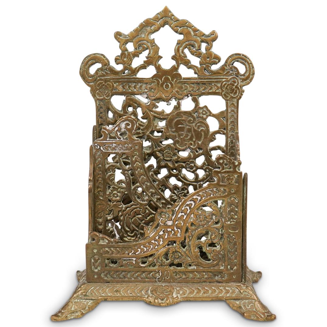 Antique Brass Letter Holder (1 of 3)