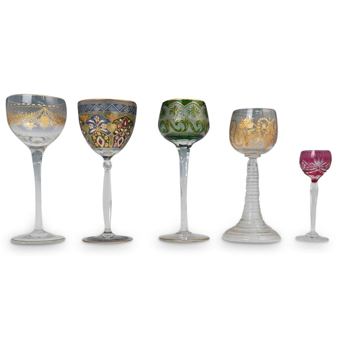 (5Pc) Ornate Stemware Collection (1 of 3)