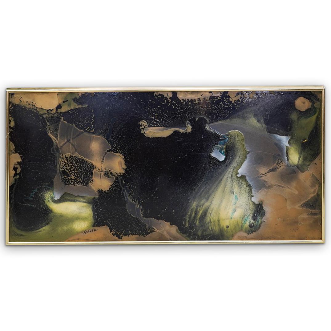 Denny C. Yesner (American) Abstract Acrylic On Board (1 of 5)