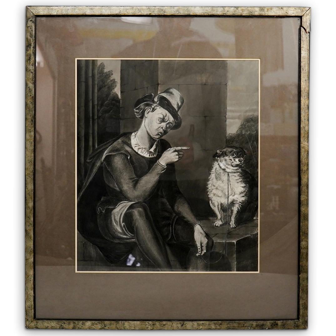 Reuben Sayers (British 1815-1888) Mixed Media On Paper (1 of 4)