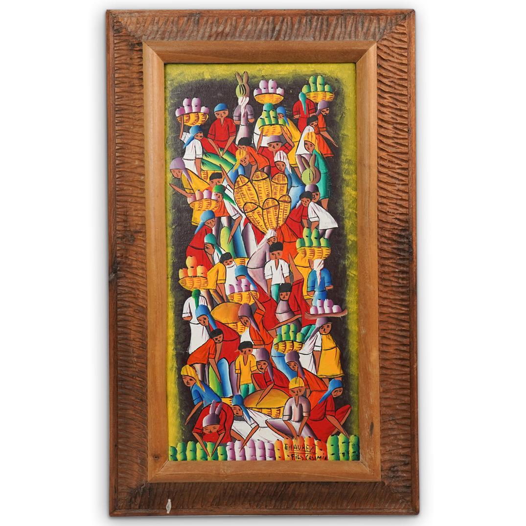 Laurent Casimir (Haitian 1928-1990) Oil Painting (1 of 3)