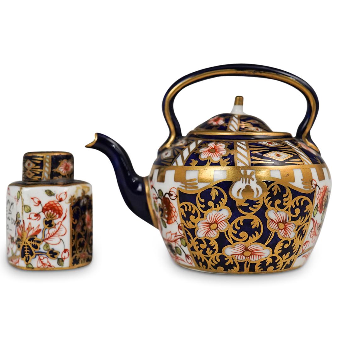 Royal Crown Derby Miniature Service Set (1 of 4)