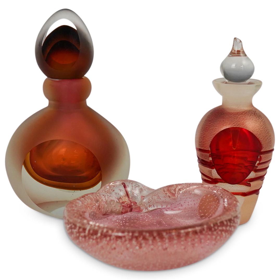 (3 Pc) Murano Art Glass Grouping (1 of 4)